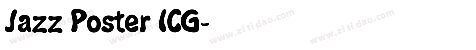 Jazz Poster ICG字体转换